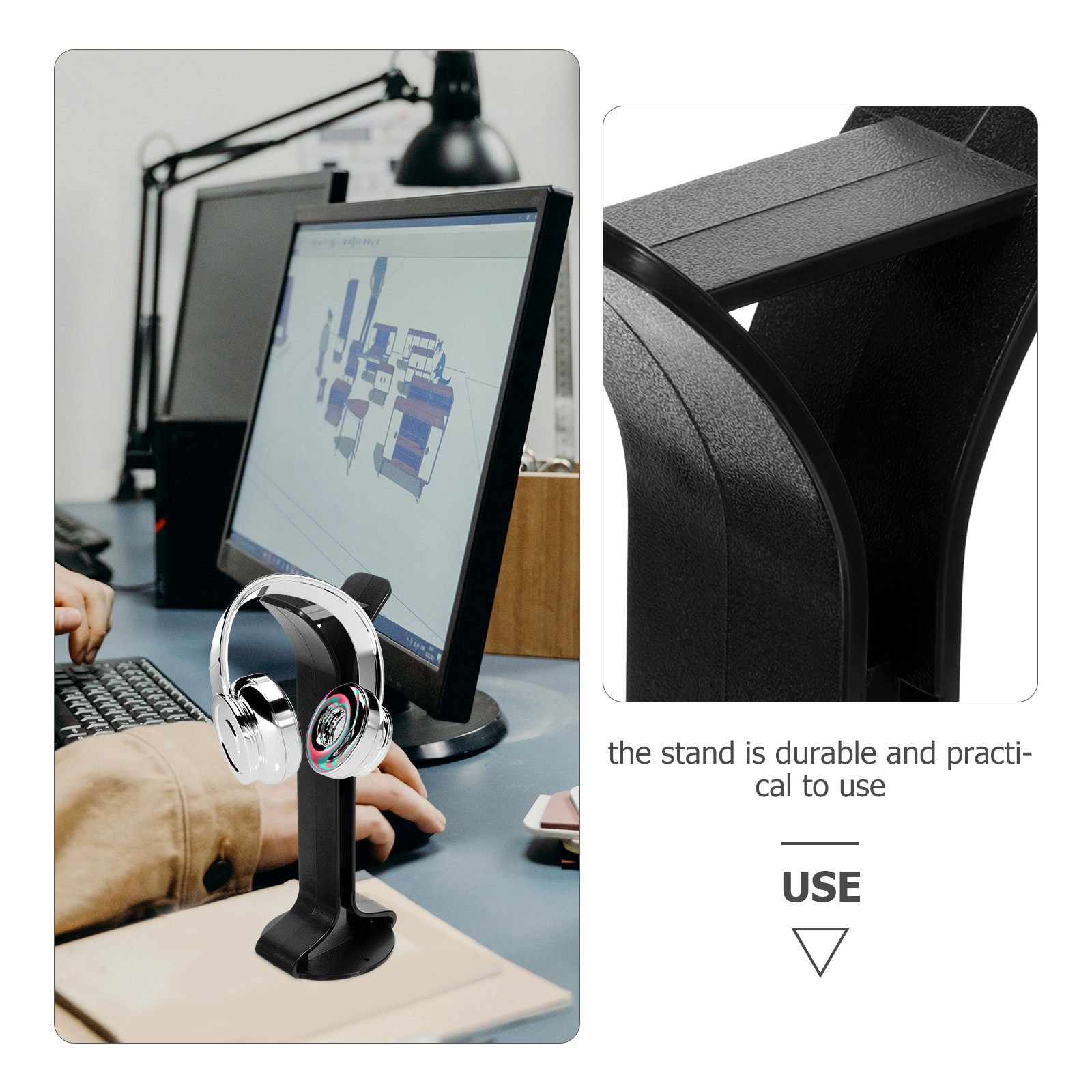 Sturdy Headphone Stand Headset – Headphone Stand Desk Bewertung und Preis