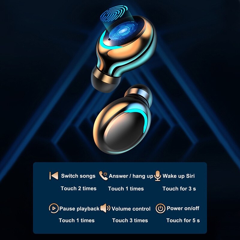 F9 Wireless Headphone TWS Blue – Wireless Earbuds Tws Bewertung und Preis