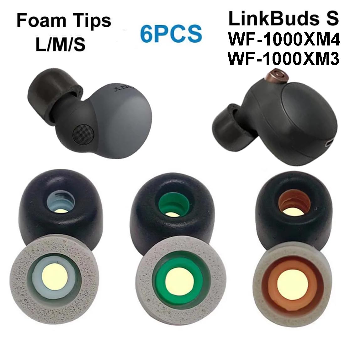 Memory Foam Ear Tips For Sony  – Earphone Foam Tip Bewertung und Preis