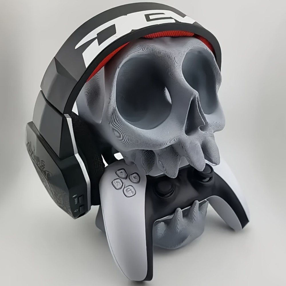 Skull Shaped Controller Stand  – Headphone Stand Desk Bewertung und Preis