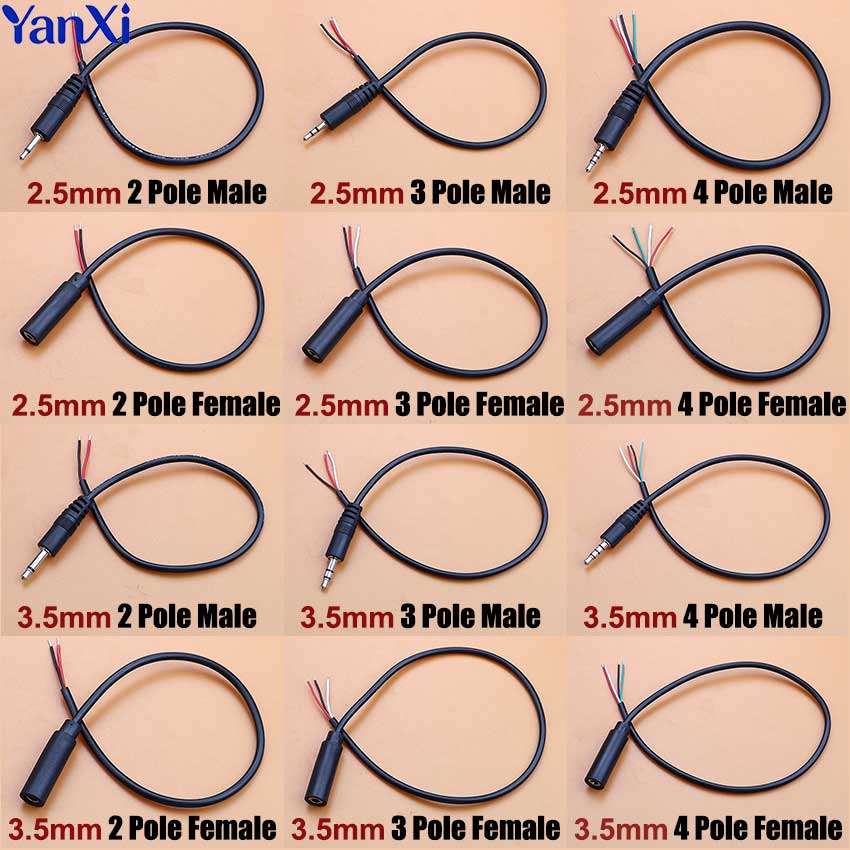 1pcs 2.5mm 3.5mm Mono Stereo A – Audiophile Headphone Wired Bewertung und Preis