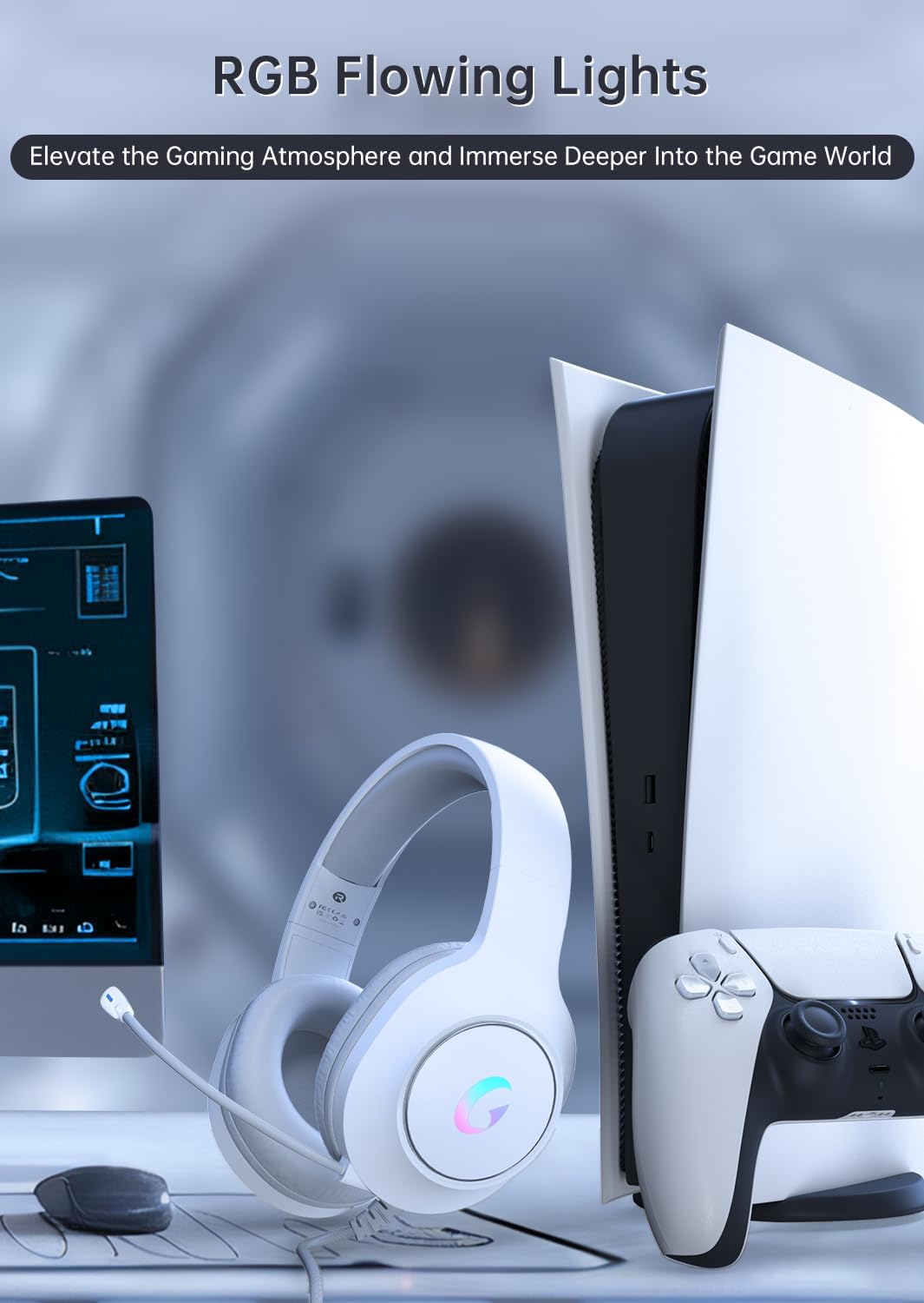 Gaming Headset With 7.1 Surrou – Gaming Headset Rgb Bewertung und Preis
