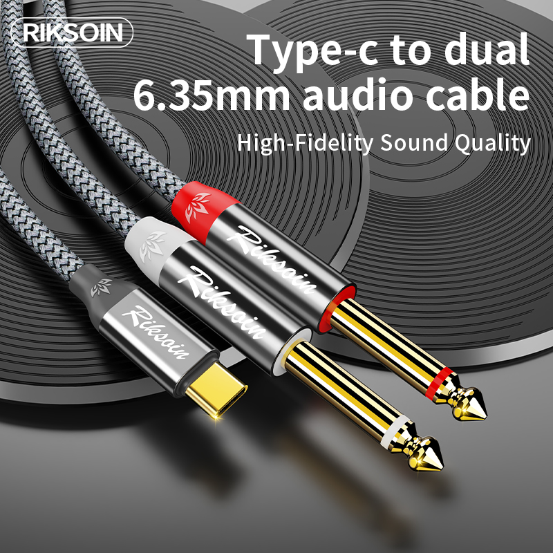 USB Type C to Dual 6.35mm TS A – Audio Splitter Y Bewertung und Preis