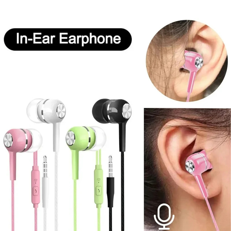 1/2/3/4Pcs 3.5mm Wired Earphon – Wired Earphone Mic Bewertung und Preis