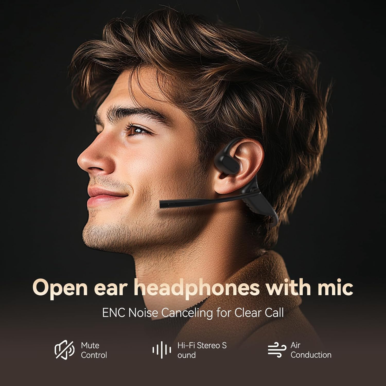 Open Ear Headphones with AI No – Noise Cancelling Headphone Bewertung und Preis