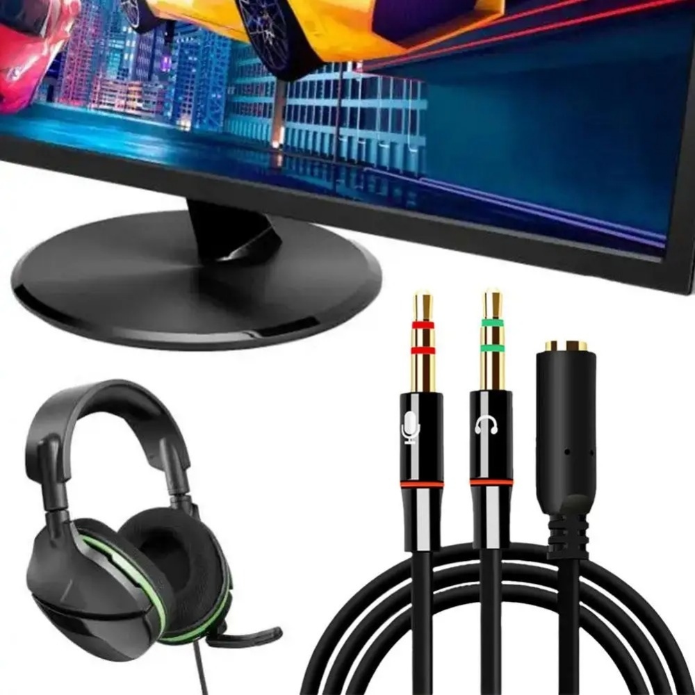 3.5mm Headphone Microphone Aud – Audio Splitter Y Bewertung und Preis
