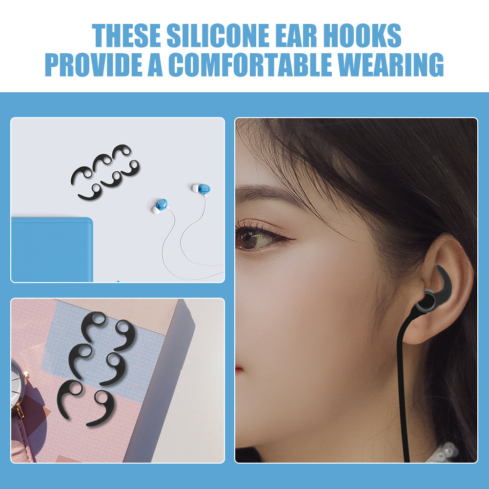 12Pcs Ear Hooks Silicone Sport – Silicone Ear Tip Replacement Bewertung und Preis