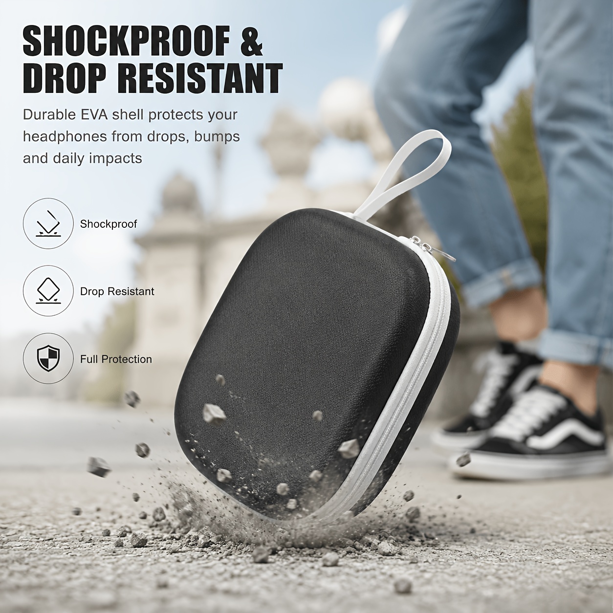 Portable Headphone Storage Cas – Headphone Case Hard Bewertung und Preis