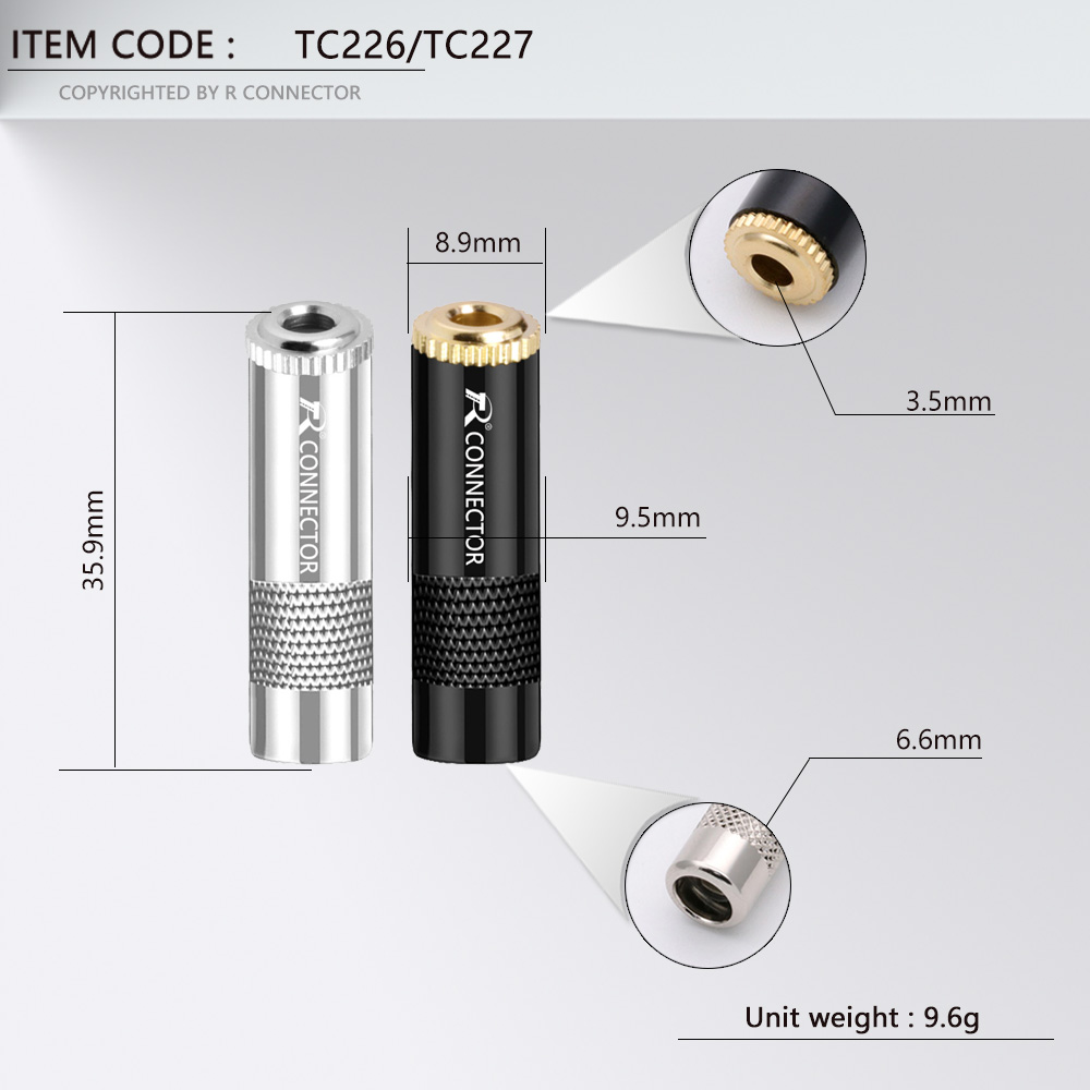 10pcs Audio 3.5mm/6.35mm Jack  – Audiophile Headphone Wired Bewertung und Preis