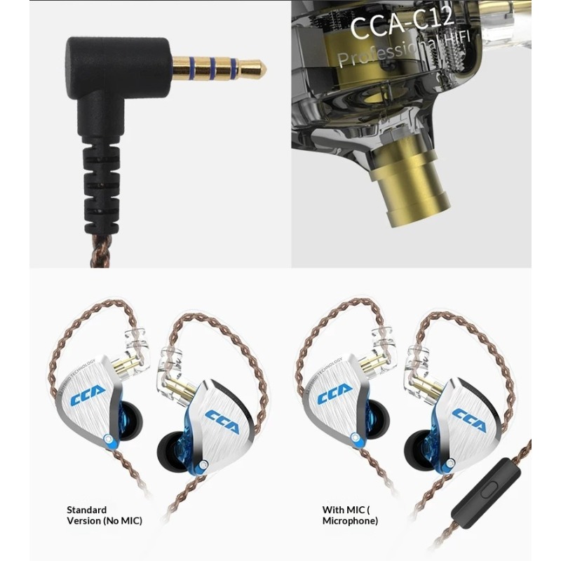 CCA C12 Earphones Hi-Fi Audiop – Audiophile Headphone Wired Bewertung und Preis