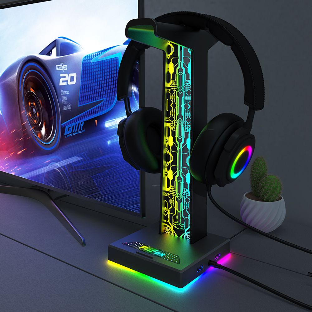RGB Gaming Headphone Stand Dua – Headphone Stand Desk Bewertung und Preis