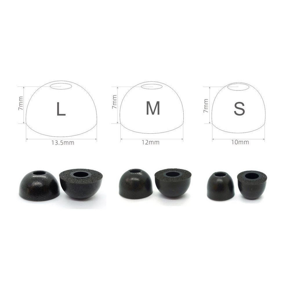 2pcs Replacement Earbuds Tips  – Earphone Foam Tip Bewertung und Preis