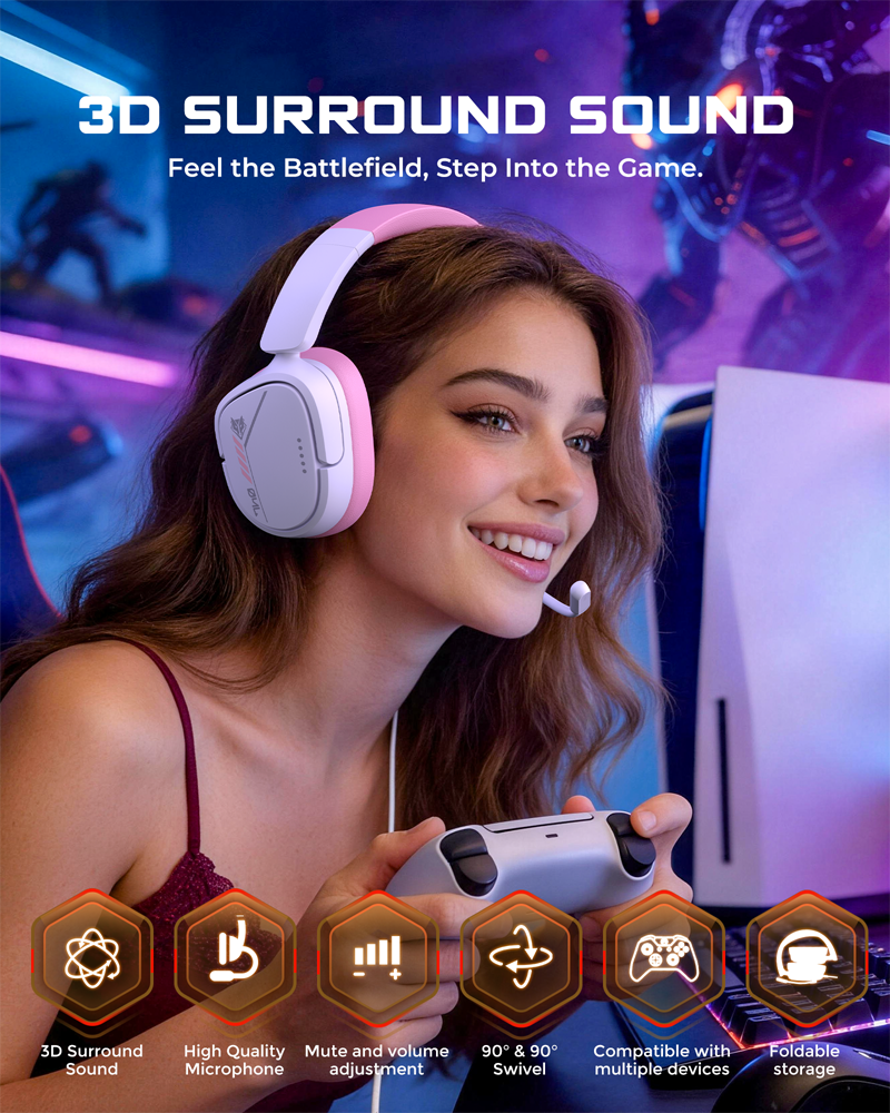 NUBWO HG04L Gaming Headset for – Gaming Headset Rgb Bewertung und Preis